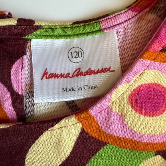 Hanna Andersson Floral Print Tunic Dress 120cm - Picture 6 of 10